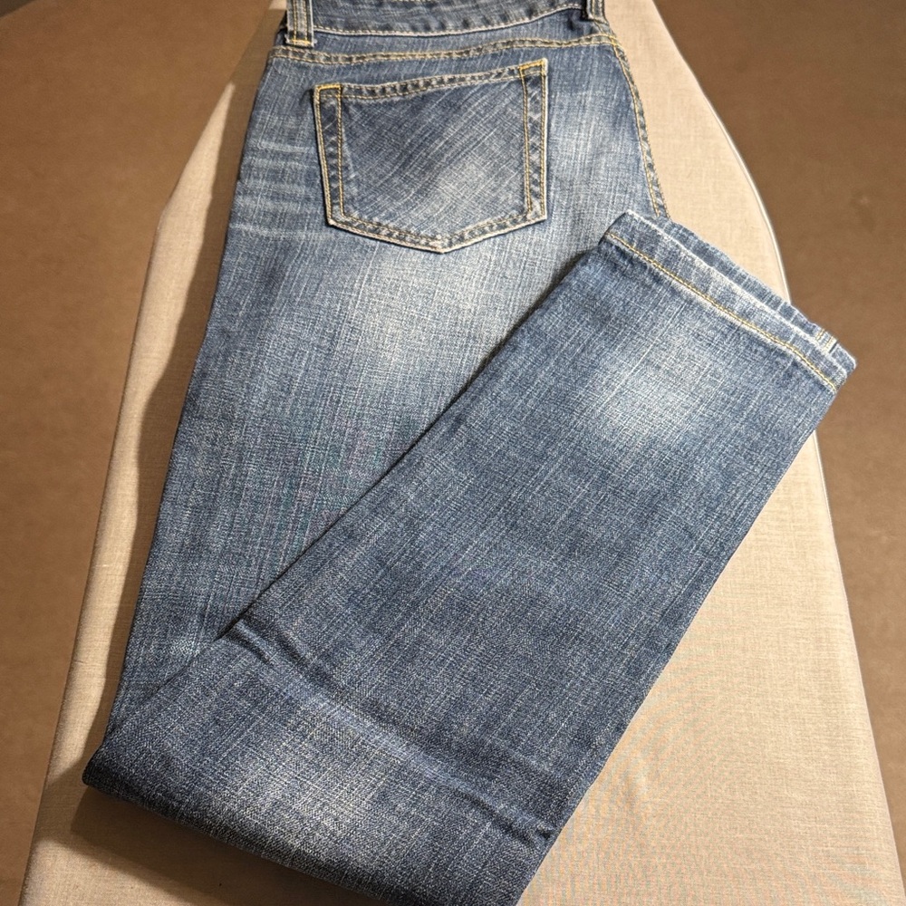 Women’s Light Blue Washed Low Rise Slim Jeans